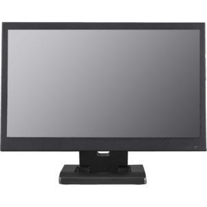 Monitor in metalen behuizing